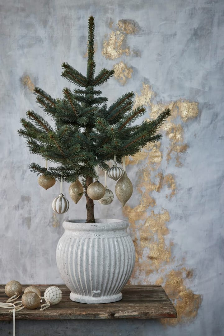 Decoration suspension de Noël Glitteria 17 cm, Or clair  Lene Bjerre