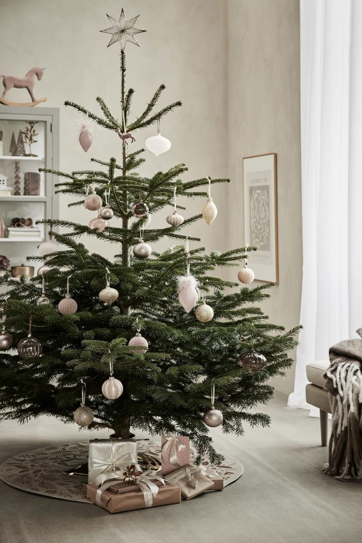 Decoration suspension de Noël Glitteria 17 cm, Or clair  Lene Bjerre
