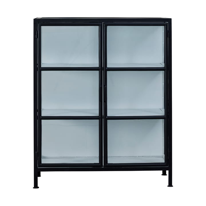 Depot vitrine 90x40x110 cm - Noir-blanc - Lene Bjerre