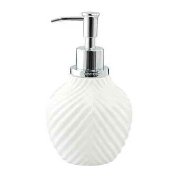 Distributeur de savon Milda 17,5 cm - White-silver - Lene Bjerre