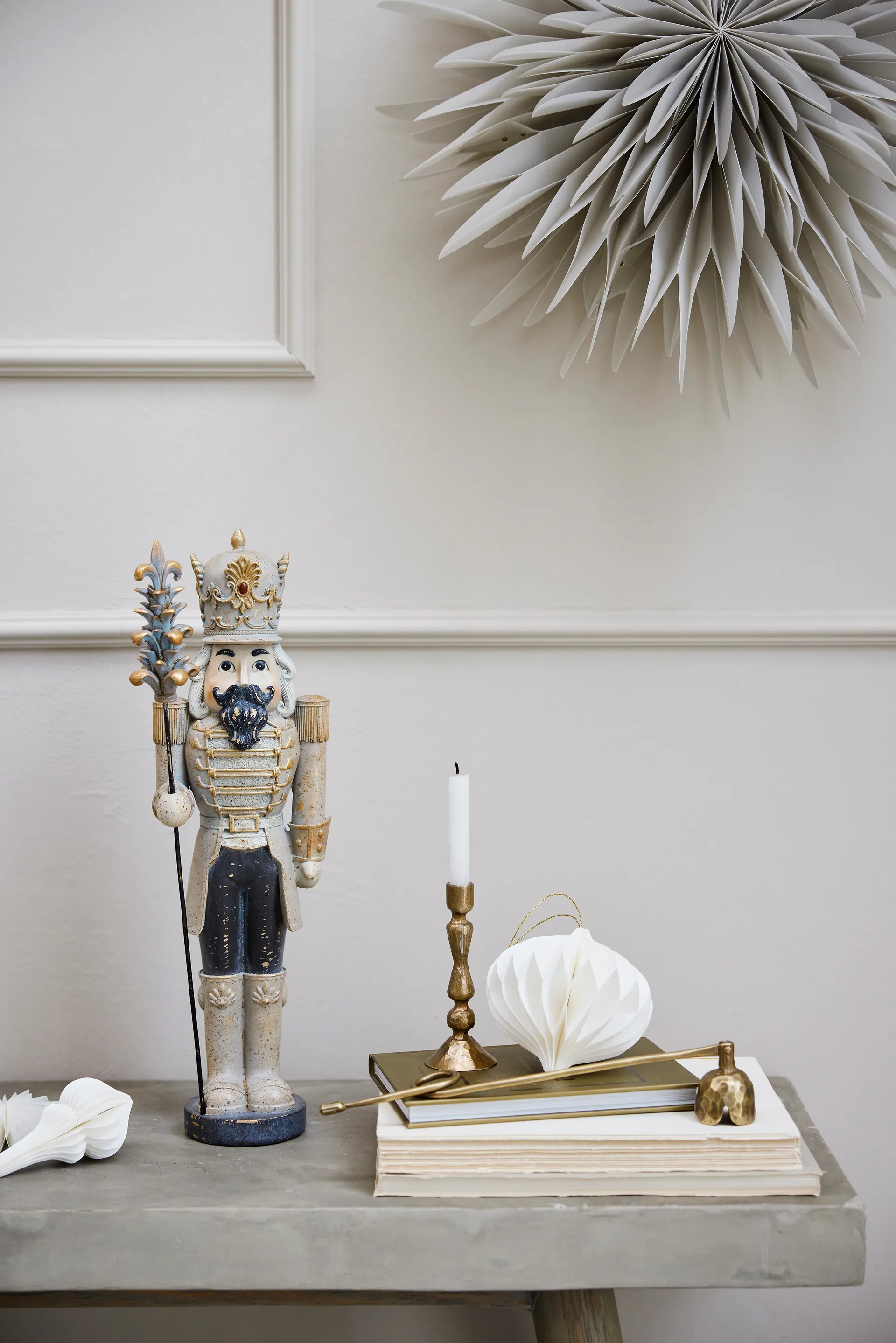 Étoile décorative Palisia Ø40 cm, Gris clair Lene Bjerre