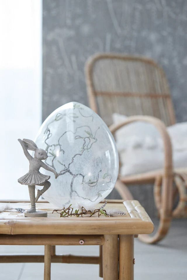 Figurine de lapin dansant Semina 20 cm, Grey Lene Bjerre