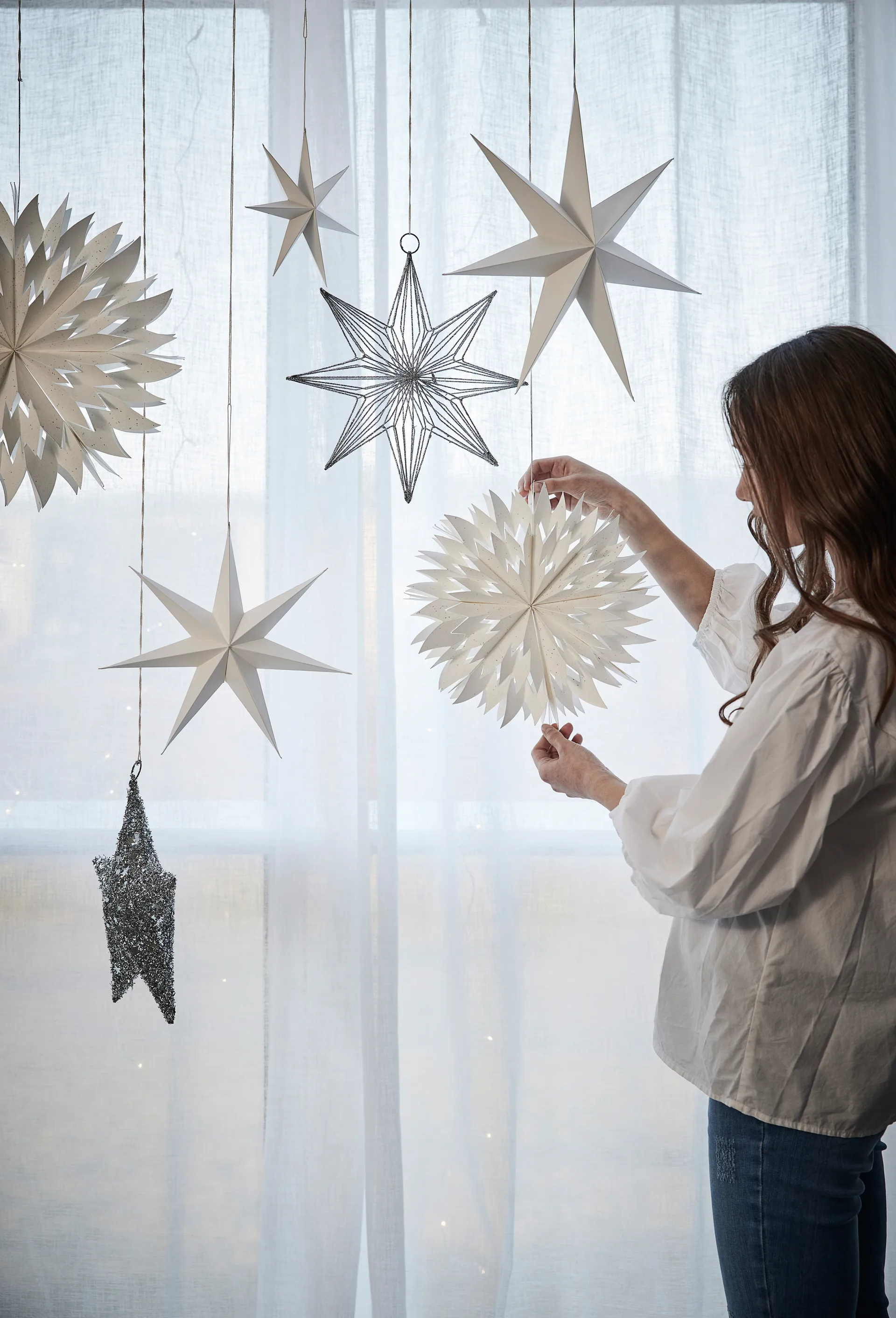 Flocon de neige Pappia 30 cm, white Lene Bjerre