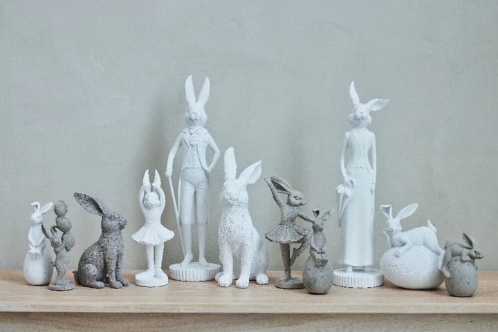 Lapin de pâques assis Semina 17,2 cm, White Lene Bjerre