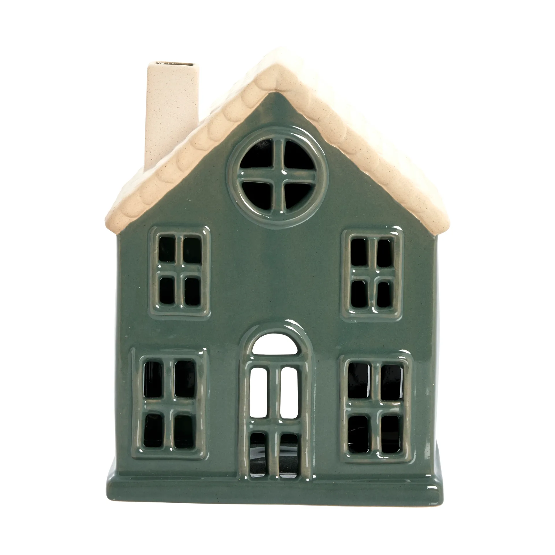 Maison décorative Hollia 18 cm, Dark green Lene Bjerre