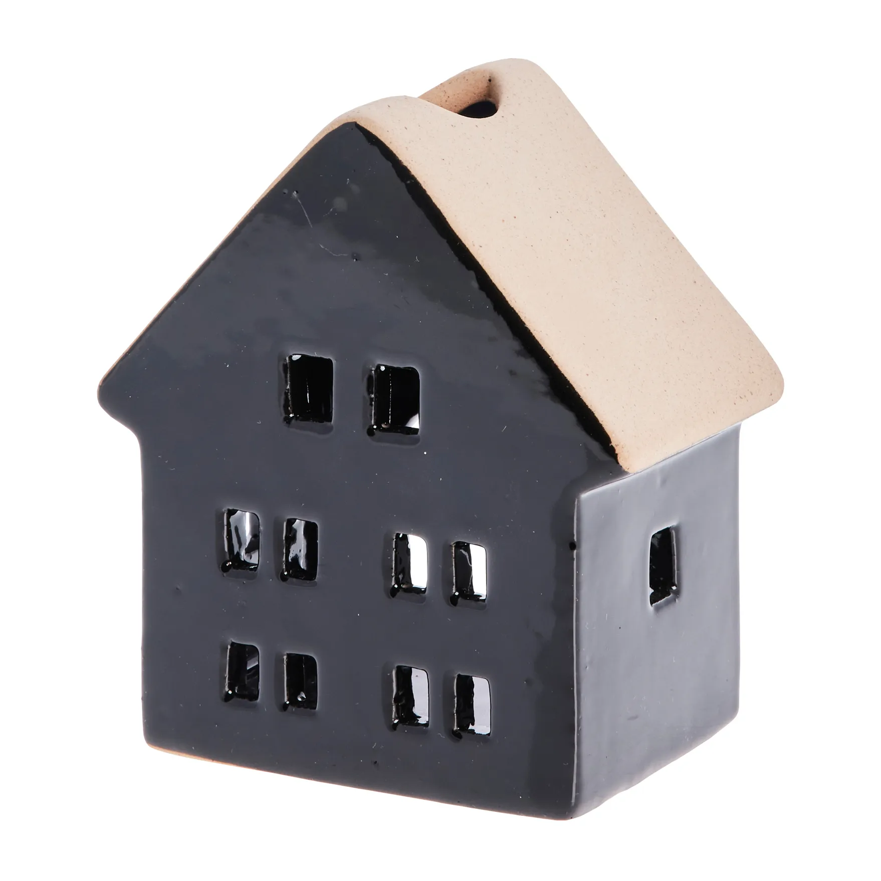Maison décorative Molia noir, petit Lene Bjerre