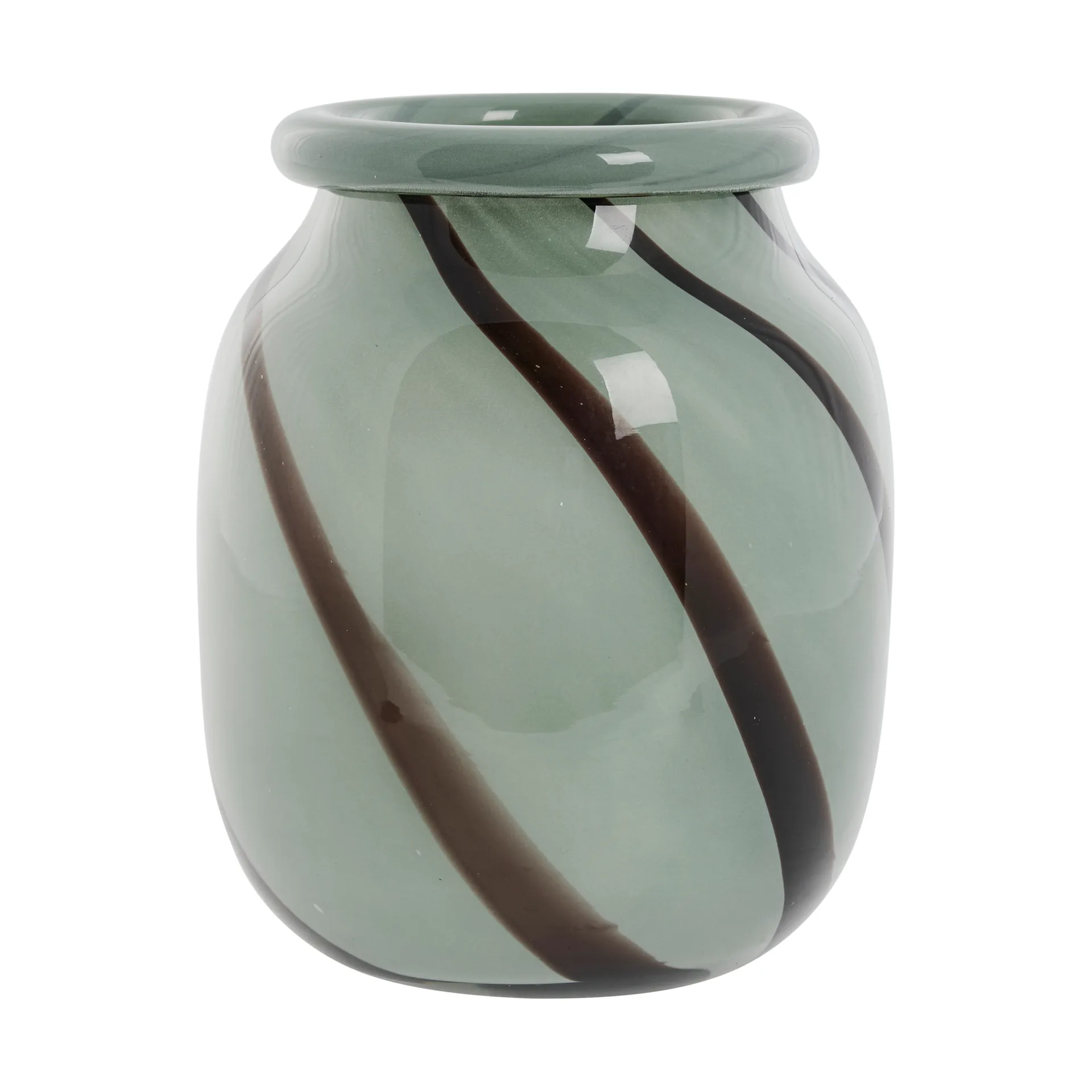 Marena vase Ø16 cm, Vert-noir Lene Bjerre