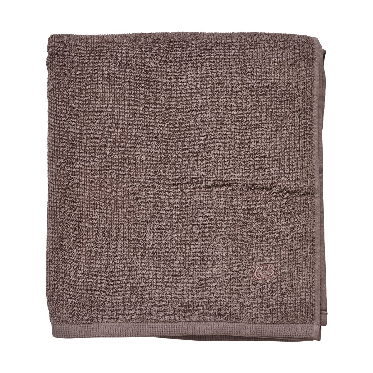 Lene Bjerre Molli serviette 50x100 cm Rose | Design Scandinave | Serviettes de bain | Marron