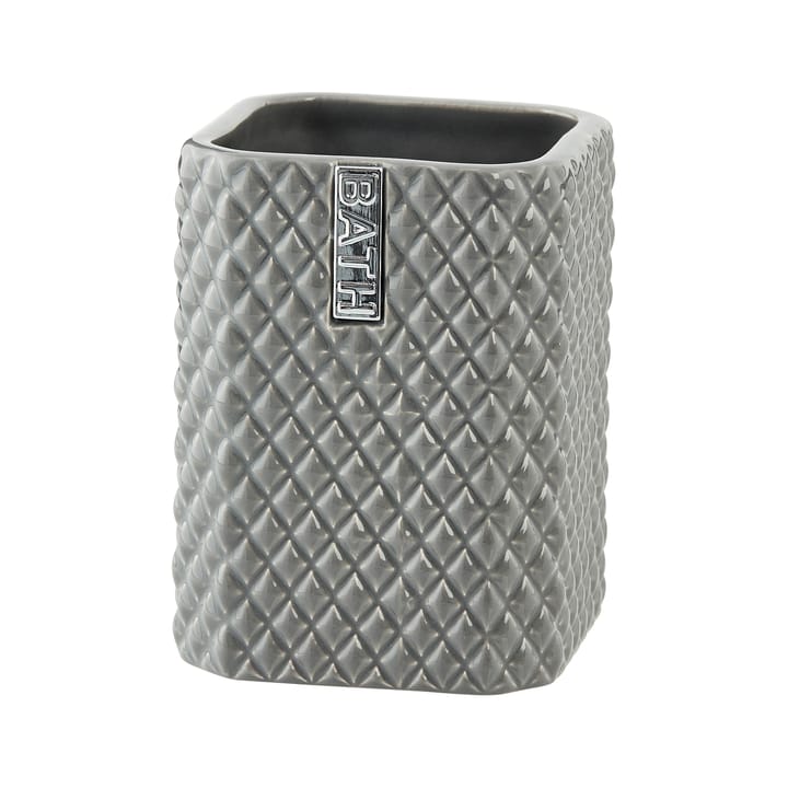 Mug à brosse à dents Marion 10,5 cm - Monument grey-silver - Lene Bjerre