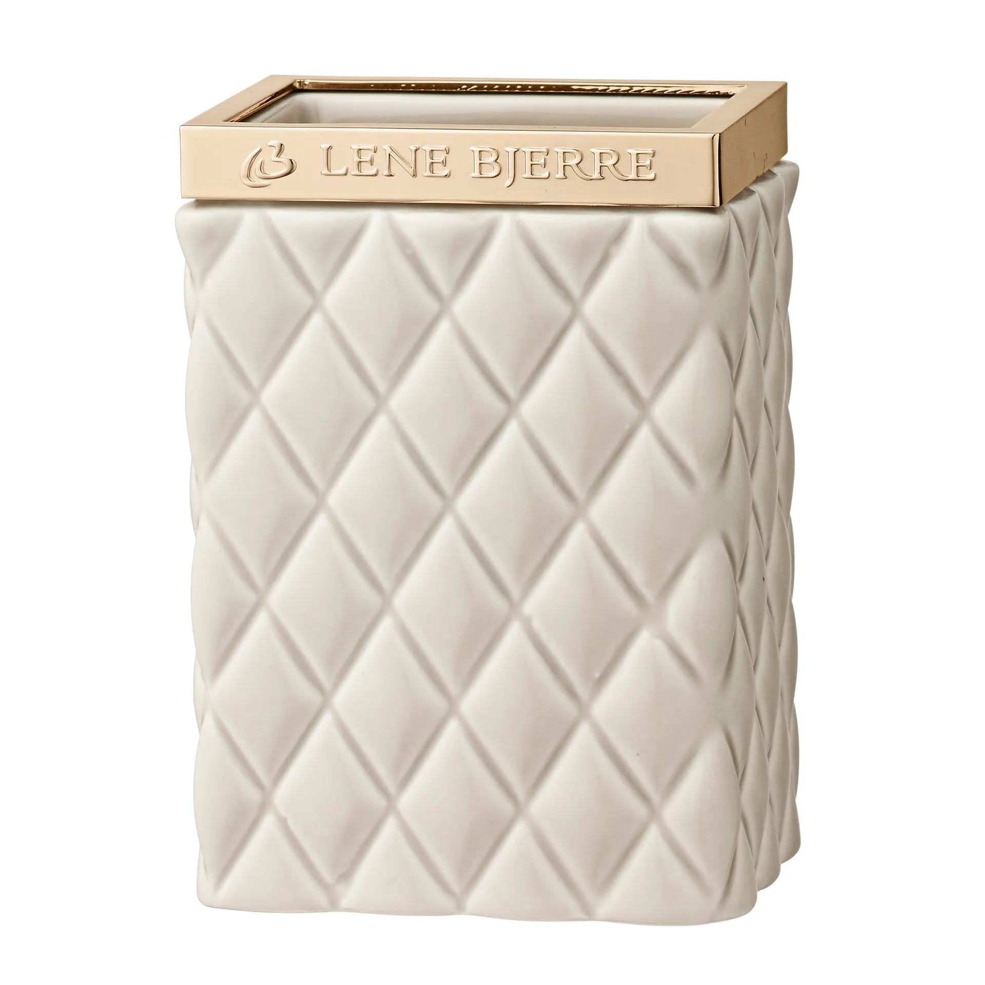 Mug à brosse à dents Portia, camel-doré Lene Bjerre