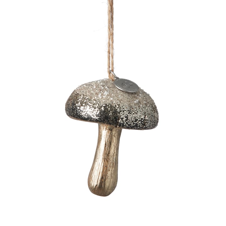 Ornement Nordic champignon, Doré Lene Bjerre