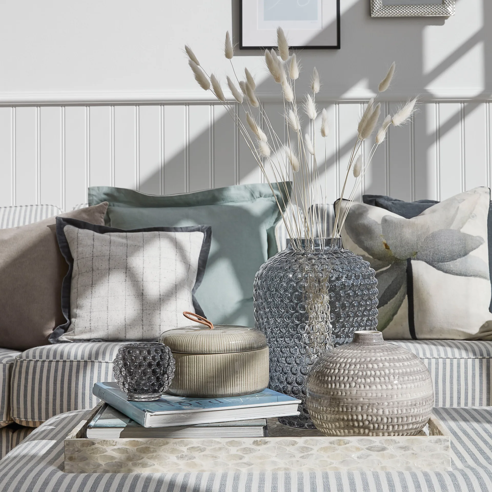 Photophore Doria 7,5 cm, Dark grey Lene Bjerre