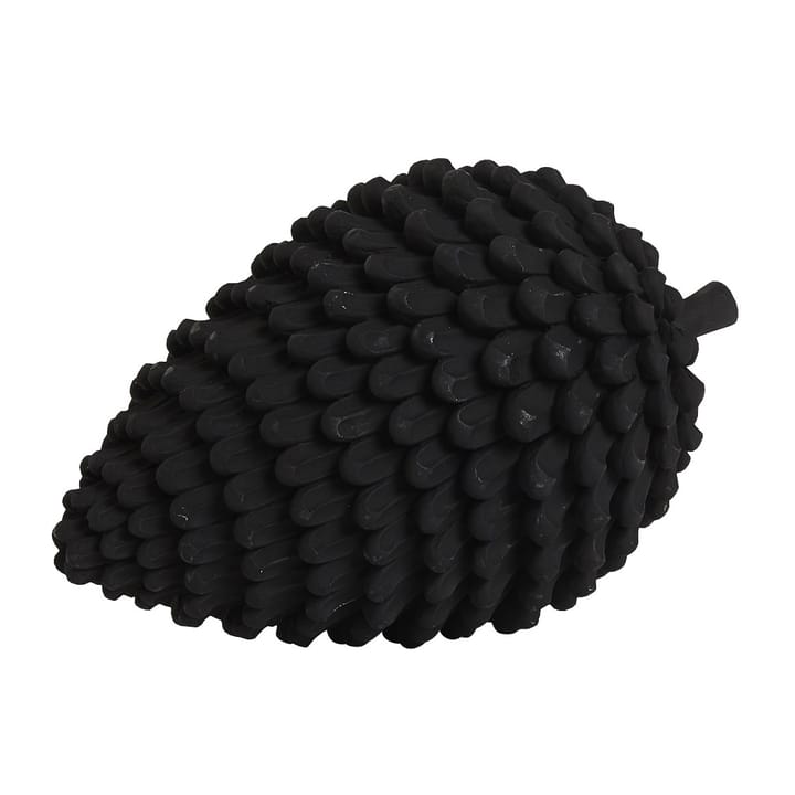 Pomme de pin allongée Serafina 16 cm, Noir Lene Bjerre