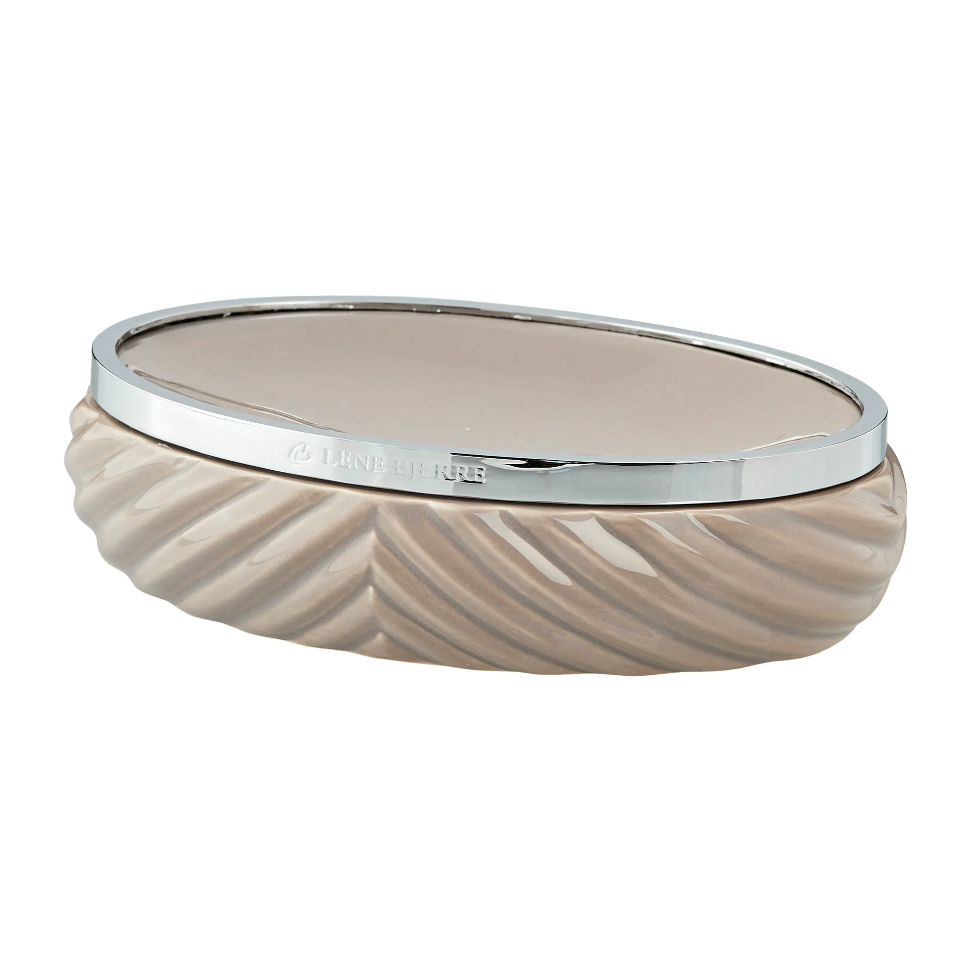 Porte-savon Milda 10,5x14,5 cm, Driftwood-silver Lene Bjerre