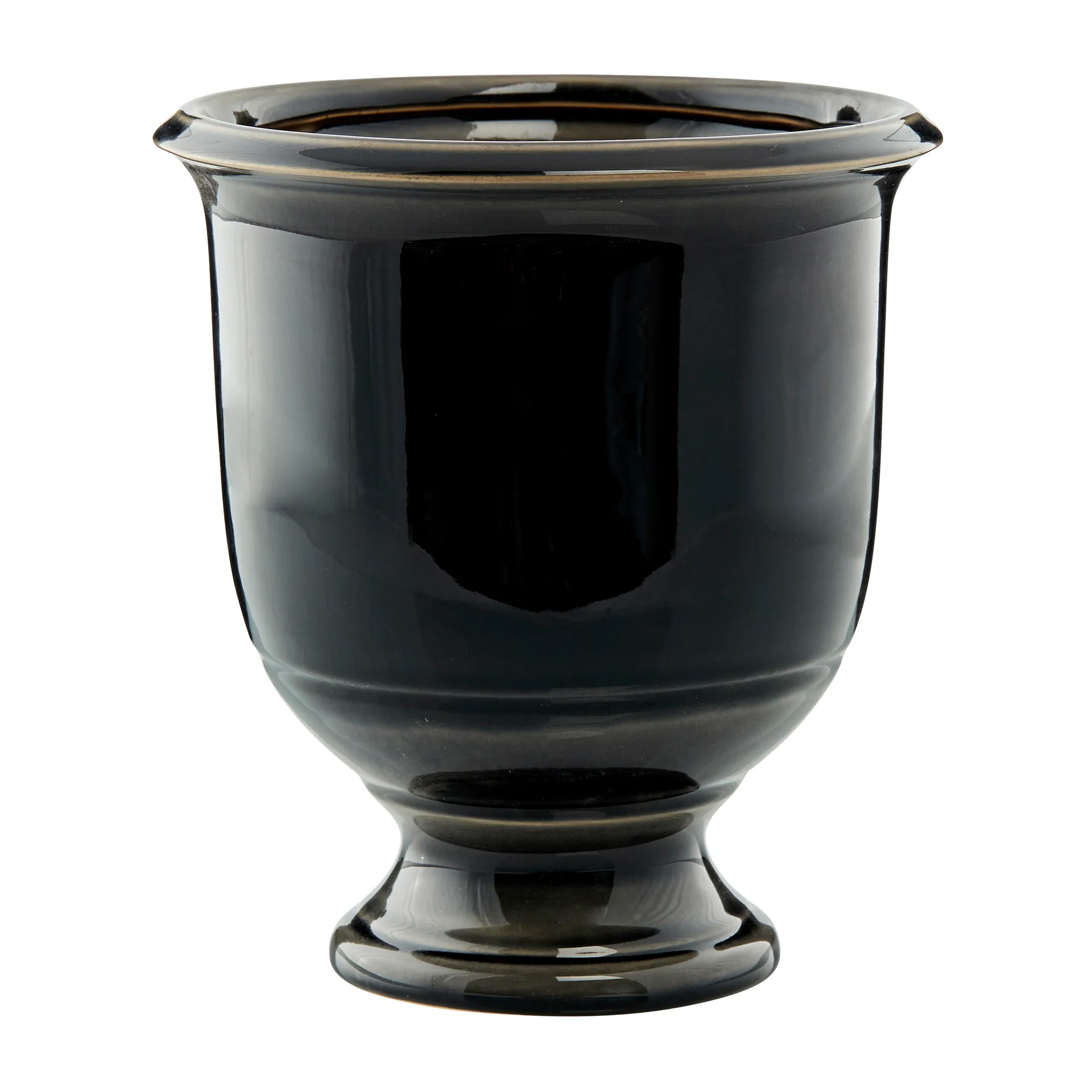 Pot de fleur Roselle Ø13 cm, Dark grey Lene Bjerre