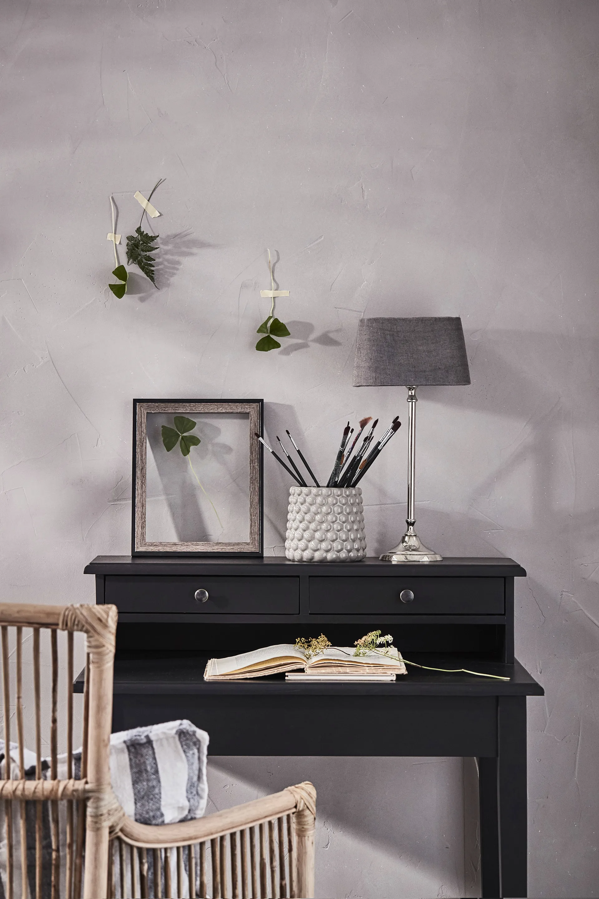 Pot Dotsie Ø14 cm, Grey Lene Bjerre