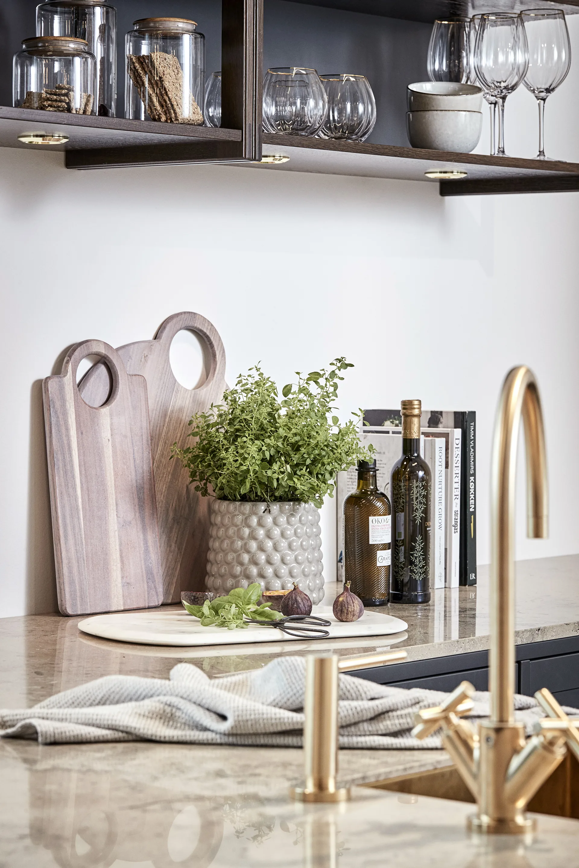 Pot Dotsie Ø20 cm, Grey Lene Bjerre