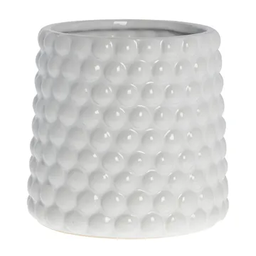 Pot Dotsie Ø20 cm - White - Lene Bjerre