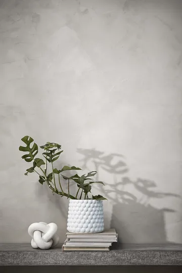 Pot Dotsie Ø20 cm - White - Lene Bjerre