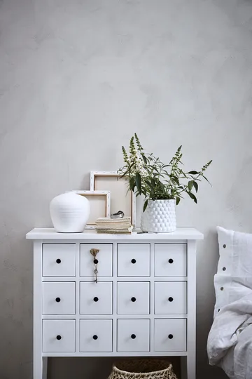 Pot Dotsie Ø20 cm - White - Lene Bjerre