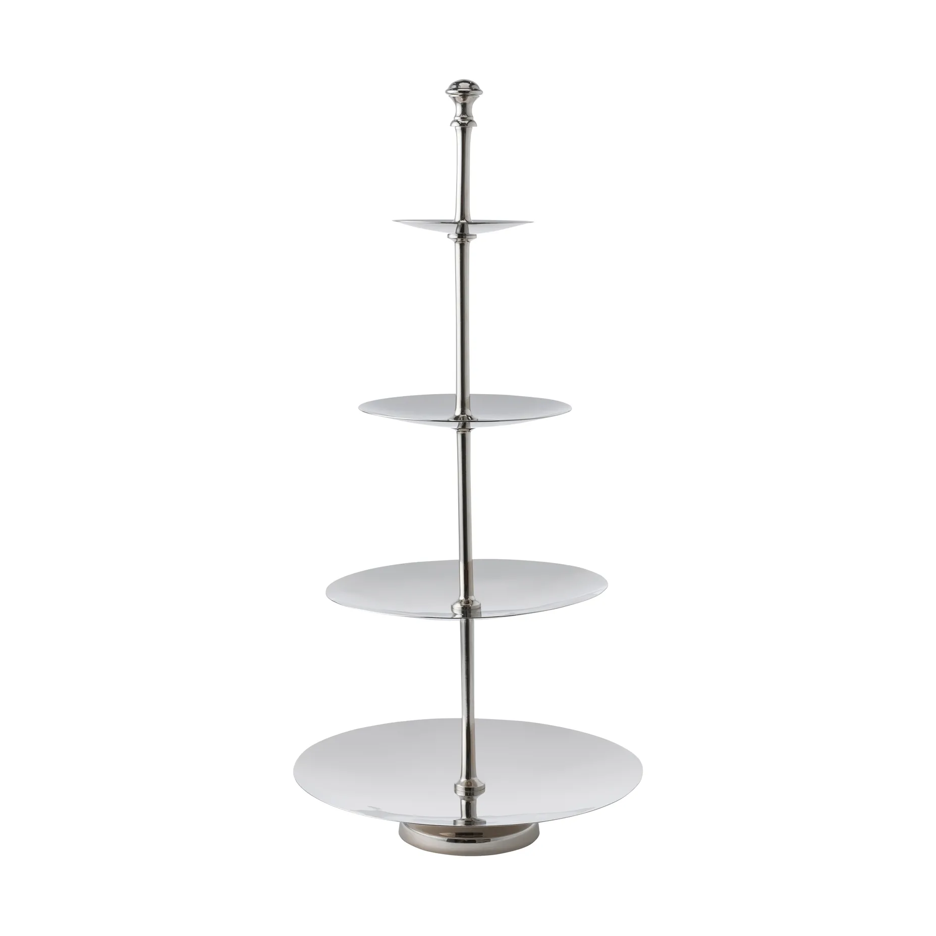 Présentoir à étages Sigrine, Argenté, 25x25xH53 cm Lene Bjerre