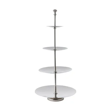 Présentoir à étages Sigrine - Argenté, 25x25xH53 cm - Lene Bjerre