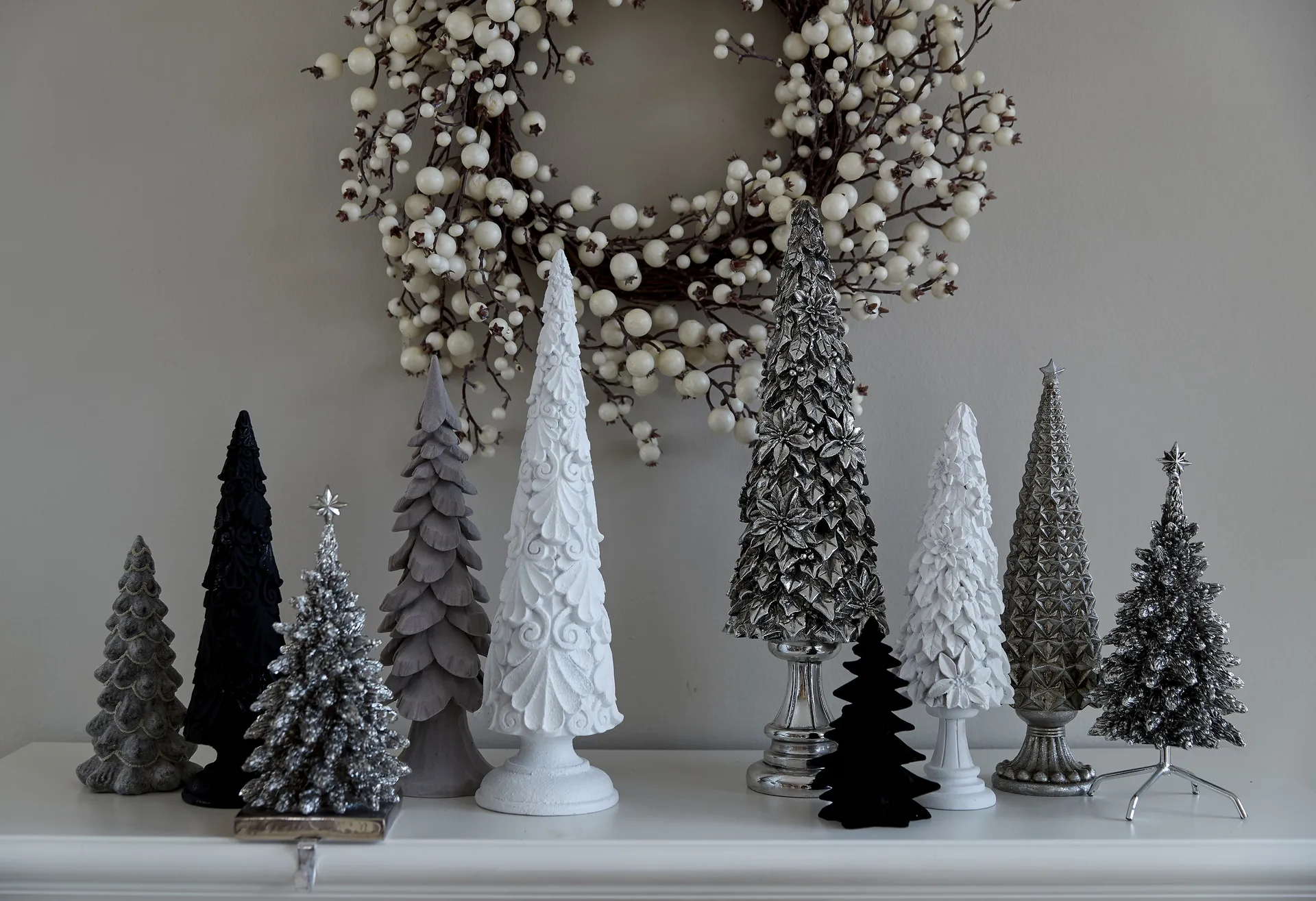 Sapin de Noël Serafina 20 cm, Noir Lene Bjerre