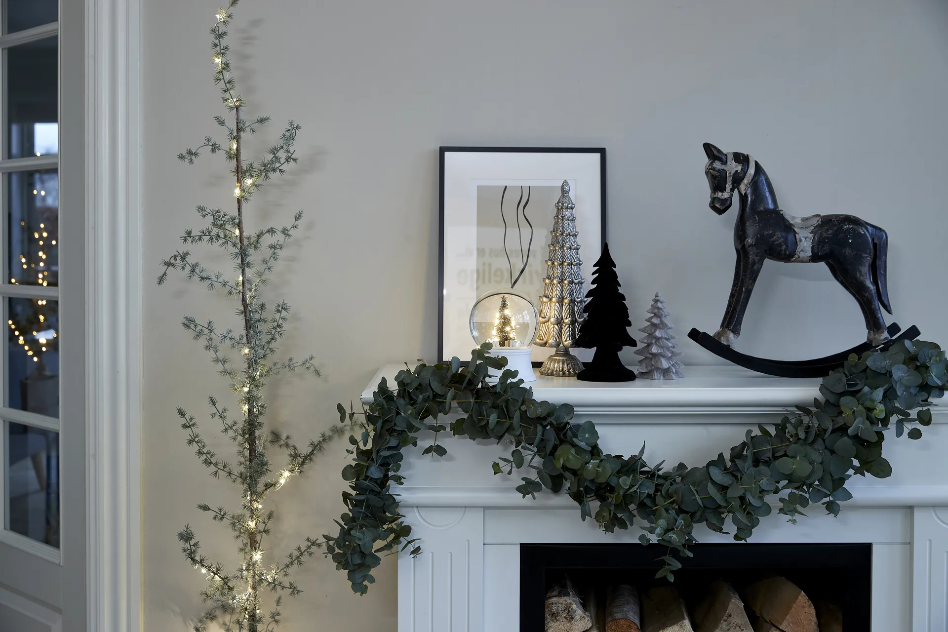 Sapin de Noël Serafina 24 cm, Noir Lene Bjerre
