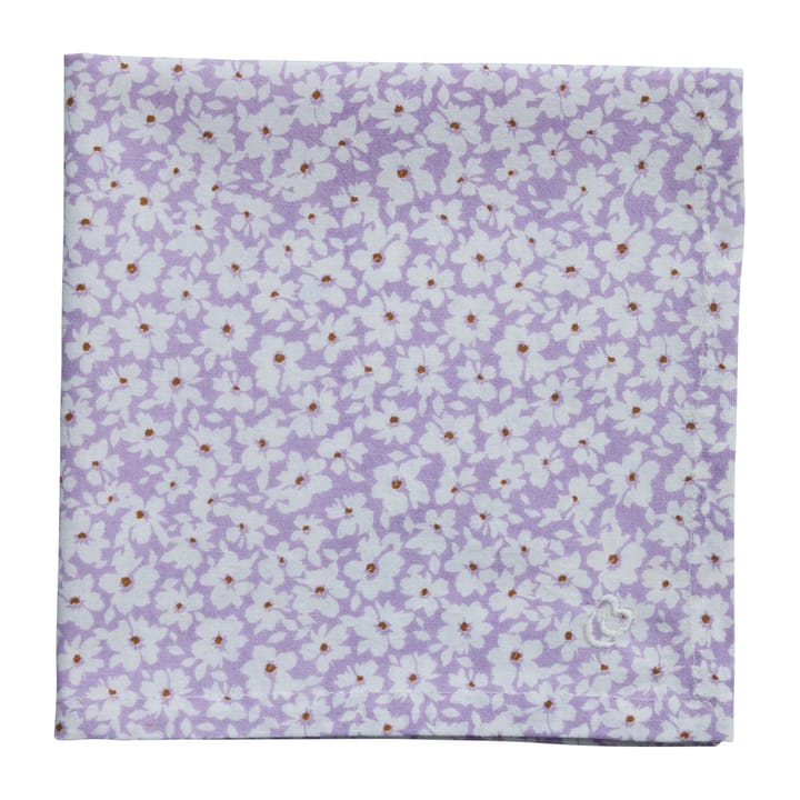 Serviette de table Liberte 40x40 cm - Lilac-white - Lene Bjerre