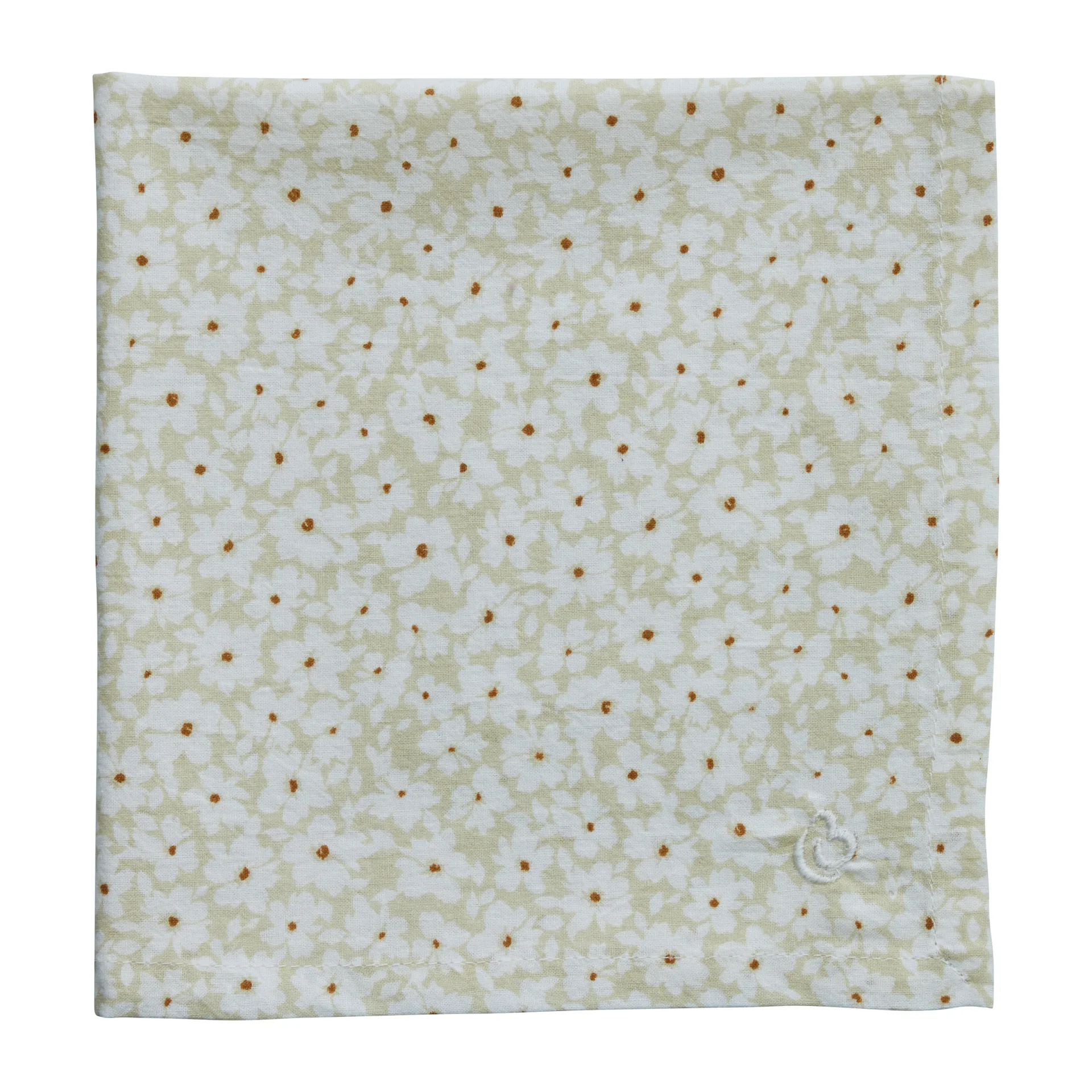 Serviette de table Liberte 40x40 cm, Linen-white Lene Bjerre