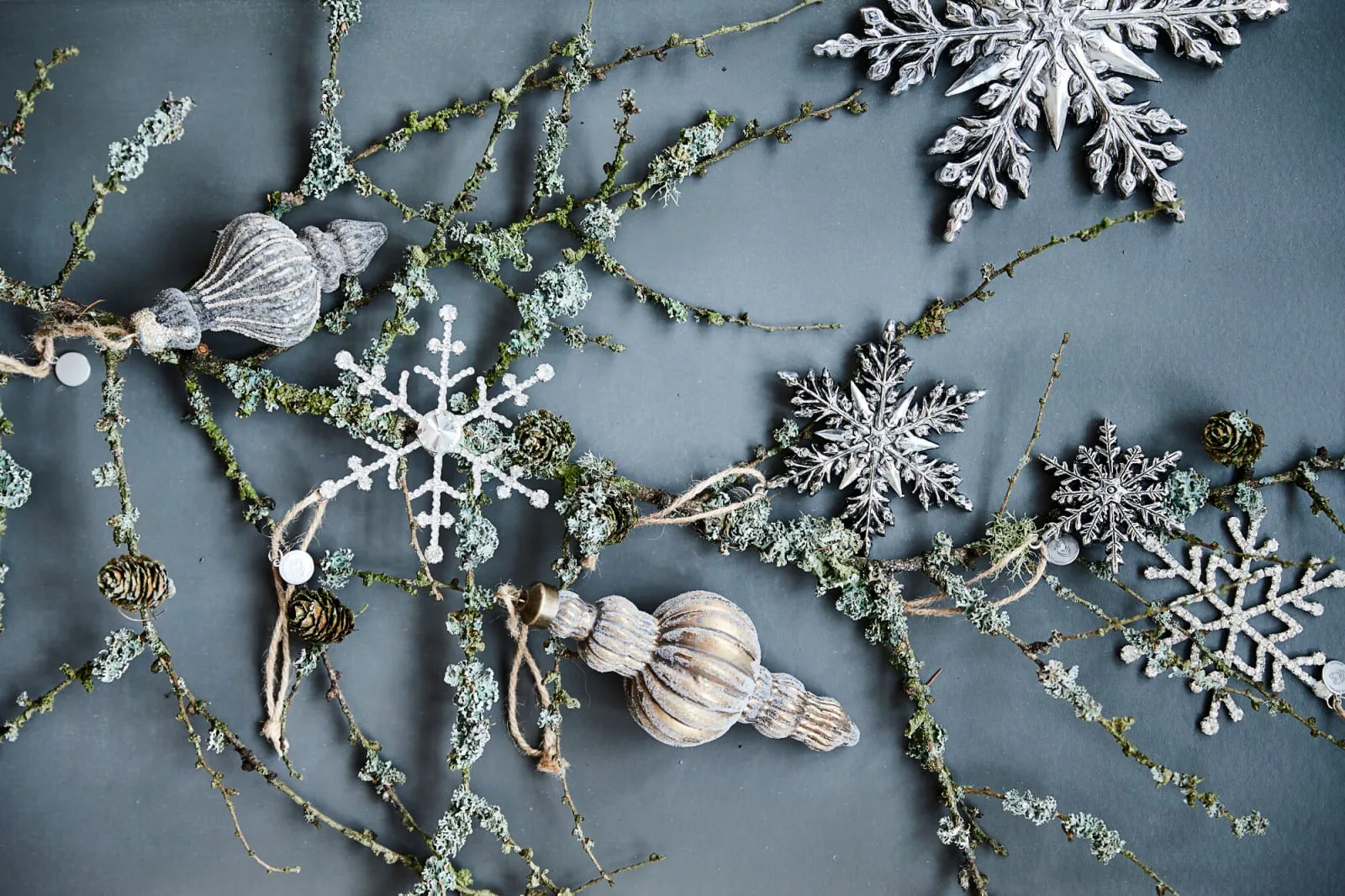 Suspension de Noël Norille 12 cm, Gris foncé Lene Bjerre