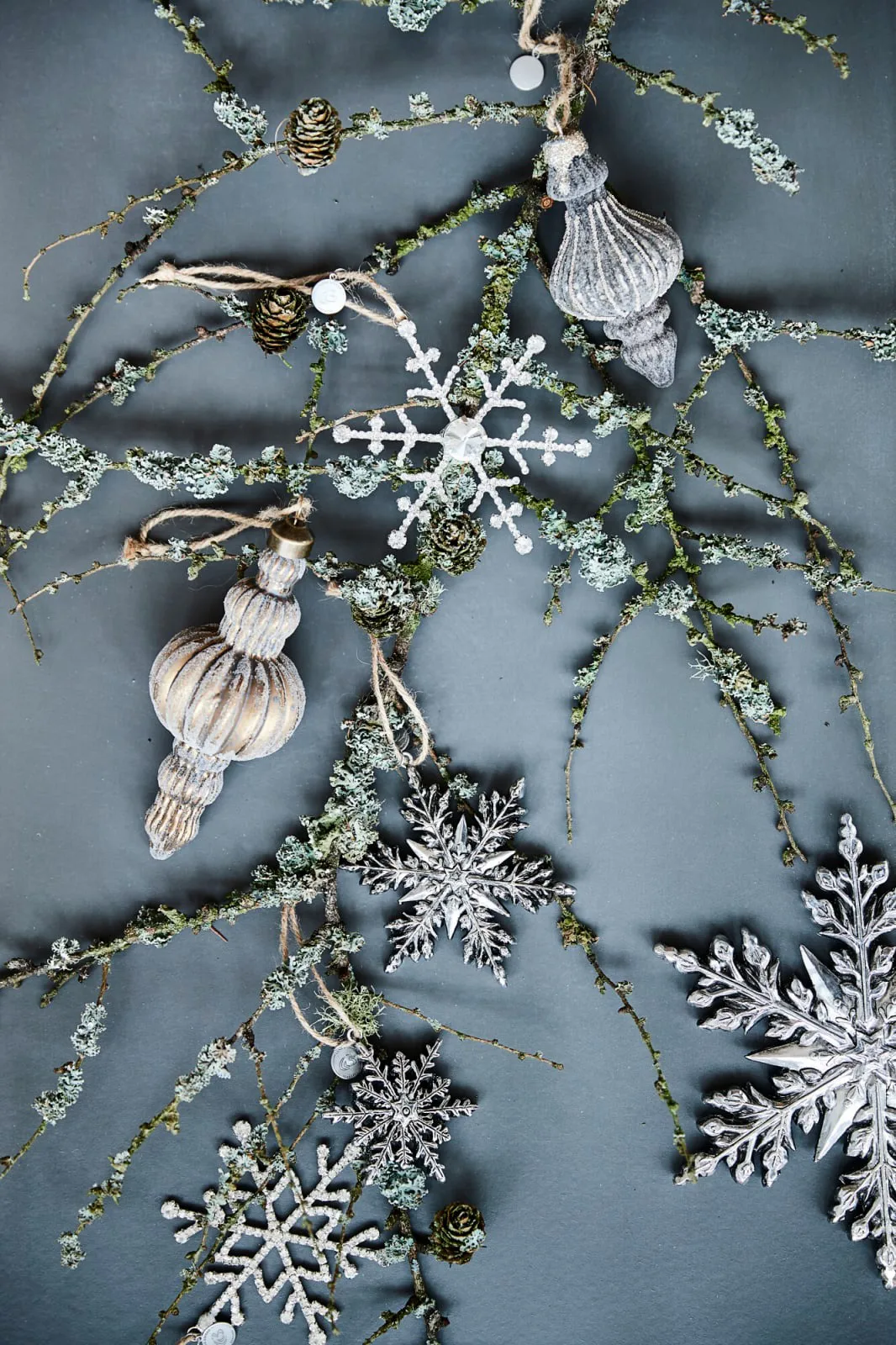 Suspension de Noël Norille 12 cm, Gris foncé Lene Bjerre