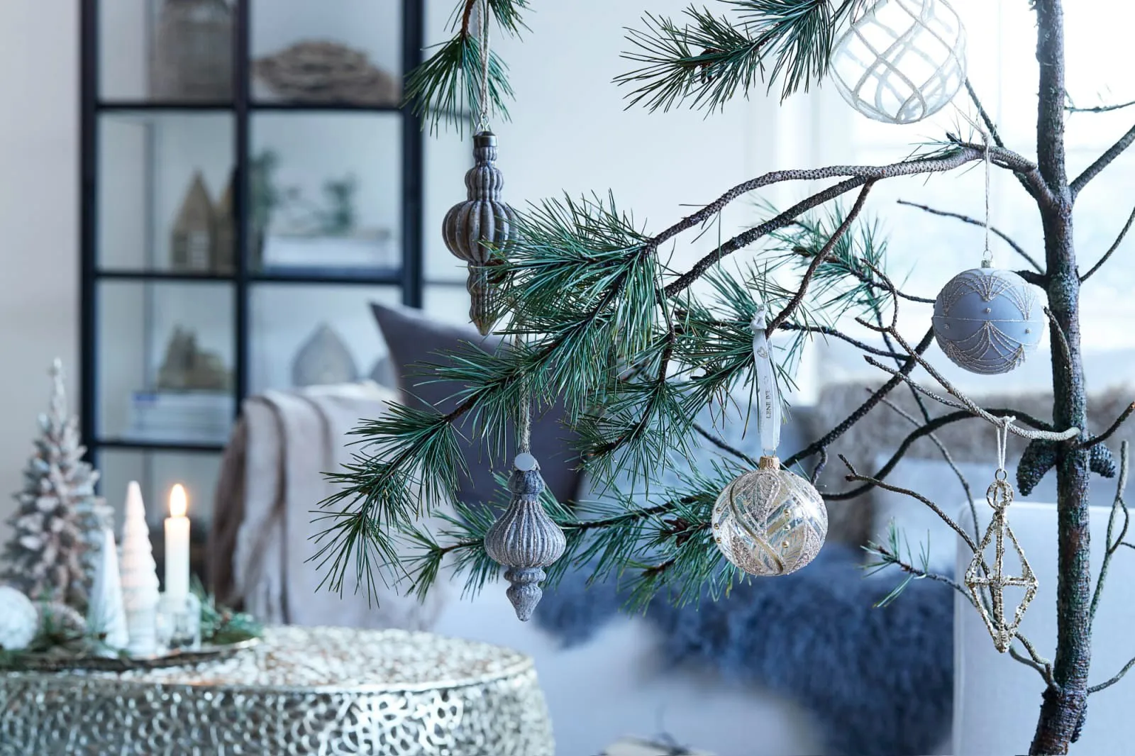 Suspension de Noël Norille 12 cm, Gris foncé Lene Bjerre