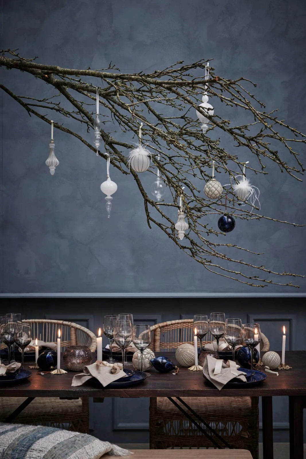 Suspension de Noël Norille 16 cm, Blanc Lene Bjerre