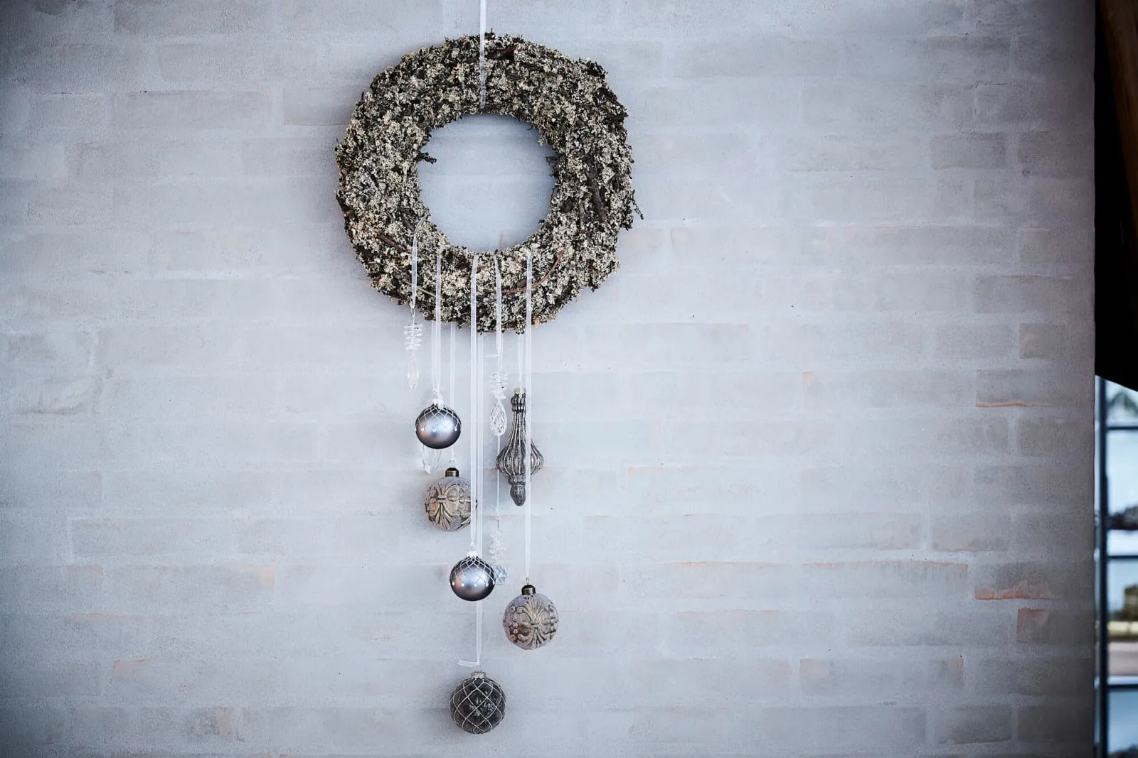 Suspension de Noël Norille 16 cm, Gris foncé Lene Bjerre