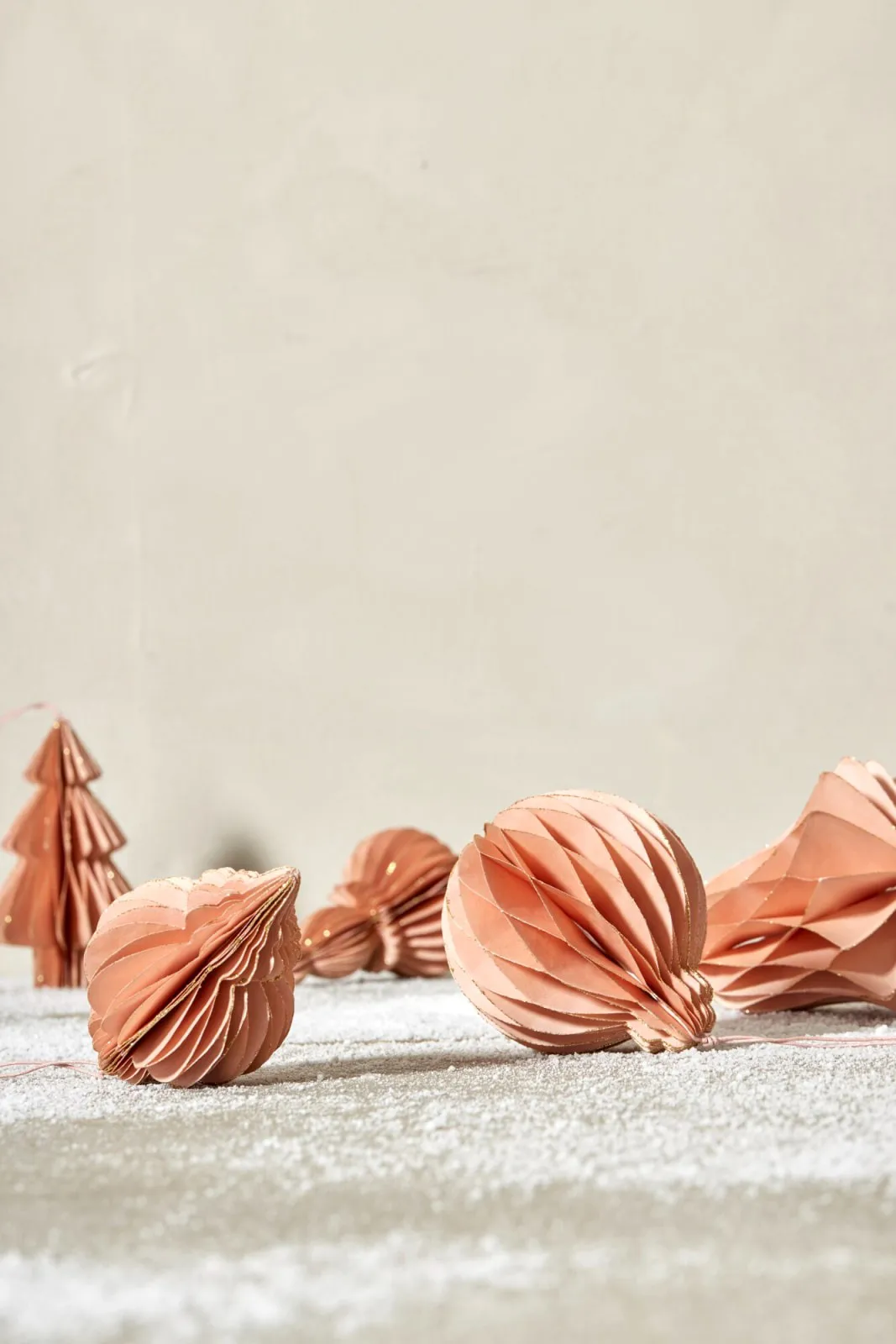 Suspension de Noël Pappia 12 cm, Rose, rond Lene Bjerre