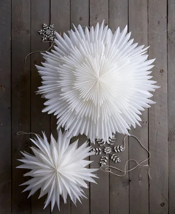 Suspension décorative flocon de neige Ada - Argenté, 10x10 cm - Lene Bjerre