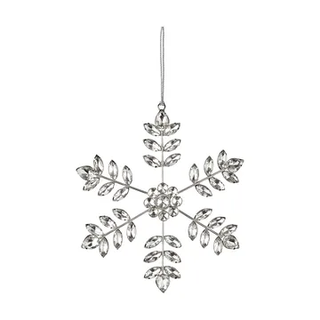 Suspension décorative flocon de neige Ada - Argenté, 18x18 cm - Lene Bjerre