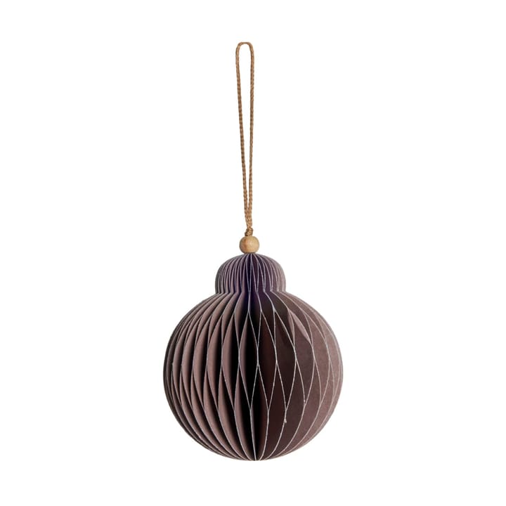 Suspension décorative Paline Ø10 cm - Dark rose-silver - Lene Bjerre