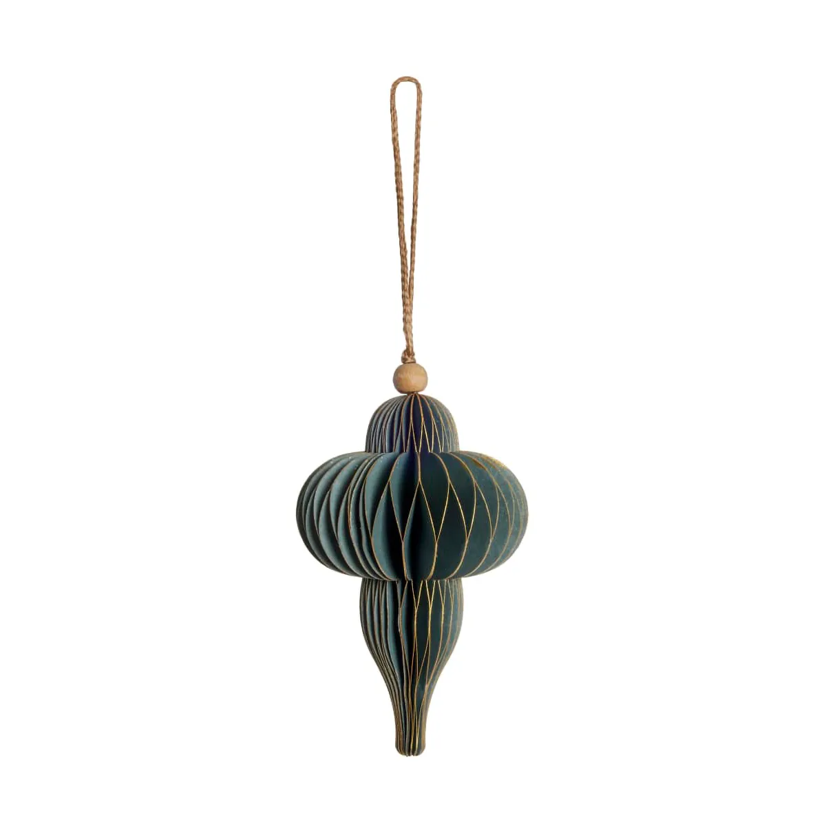 Suspension décorative Paline 10 cm, Green-silver Lene Bjerre