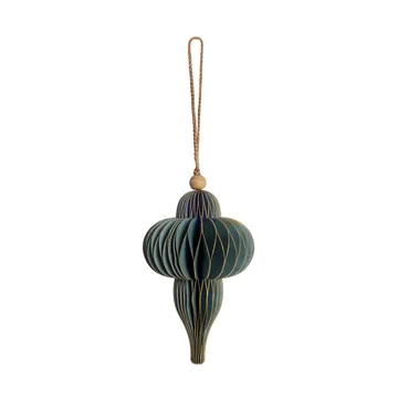Suspension décorative Paline 10 cm - Green-silver - Lene Bjerre