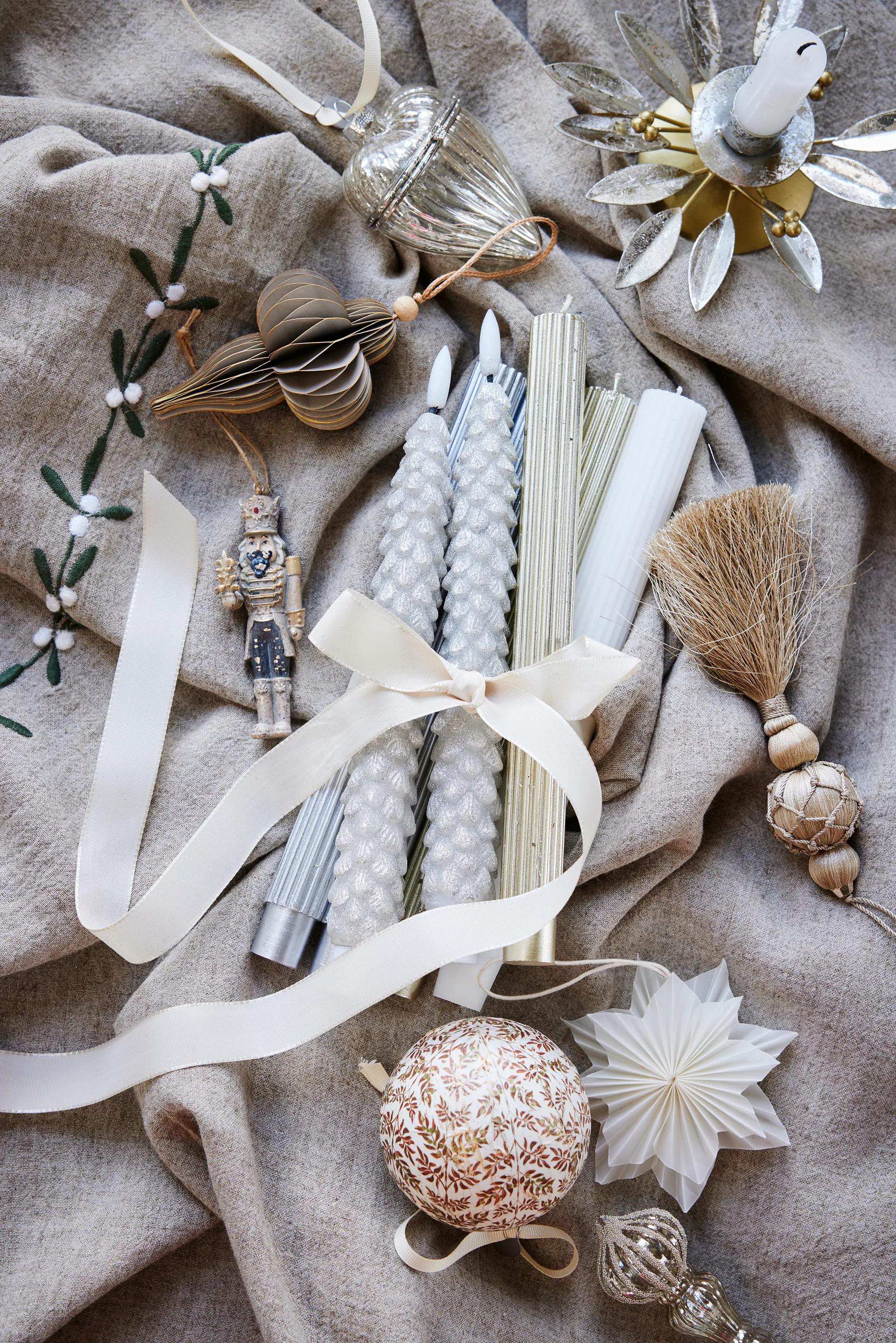 Suspension décorative Paline 10 cm, Gris clair-silver Lene Bjerre