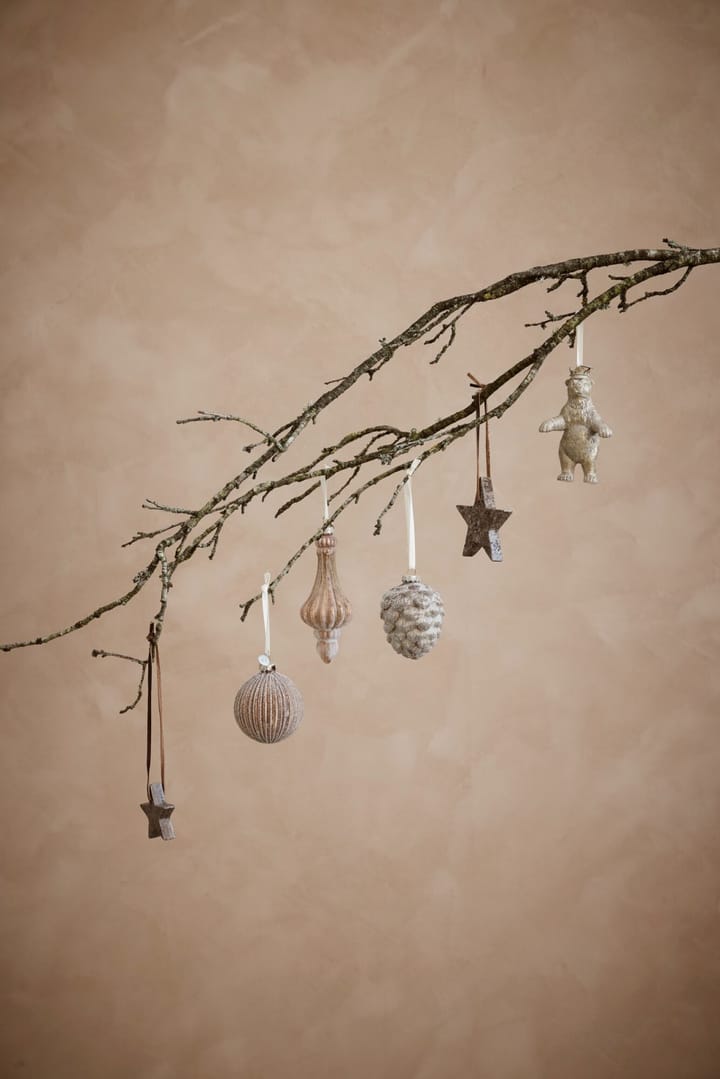 Suspension étoile de Noël Elina 10 cm, Brun Lene Bjerre
