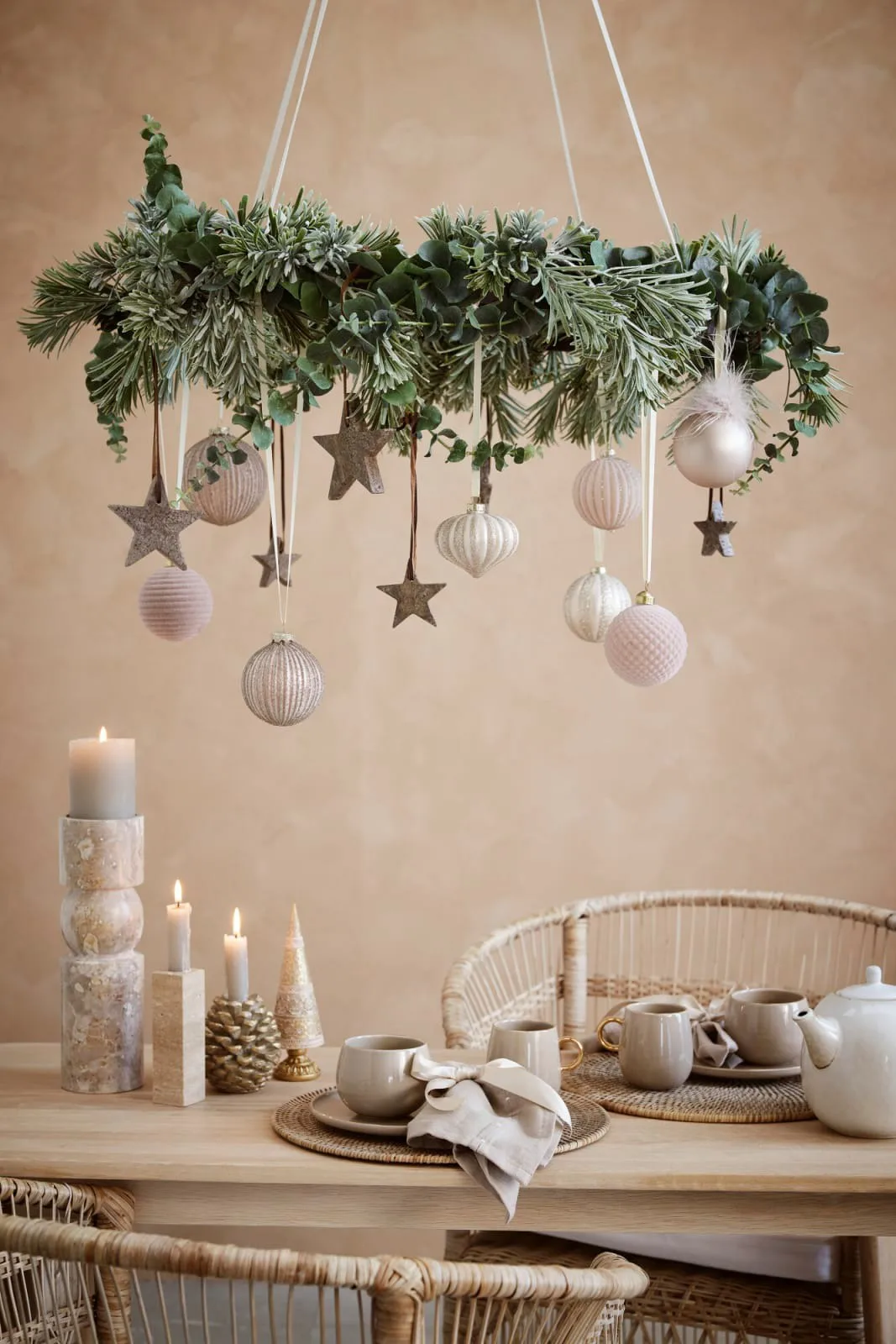 Suspension étoile de Noël Elina 6,5 cm, Brun Lene Bjerre