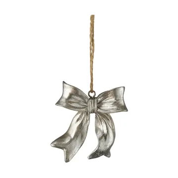 Suspension nœud Serafina - Argenté, 6x2,5x6,7 cm - Lene Bjerre