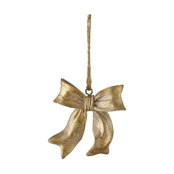 Suspension nœud Serafina - Doré, 6x2,5x6,7 cm - Lene Bjerre