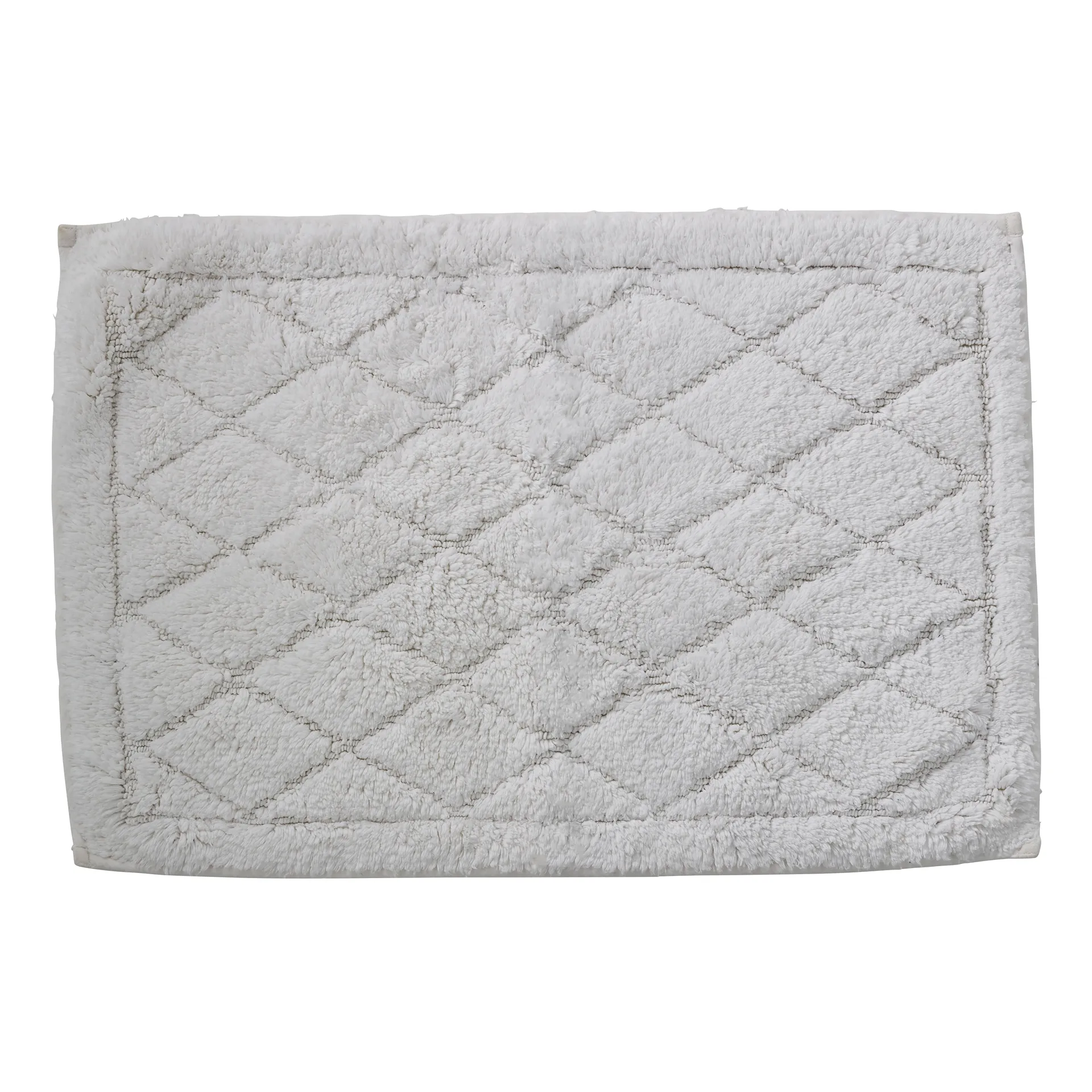 Tapis de salle de bain Portia 60x90 cm, Blanc Lene Bjerre