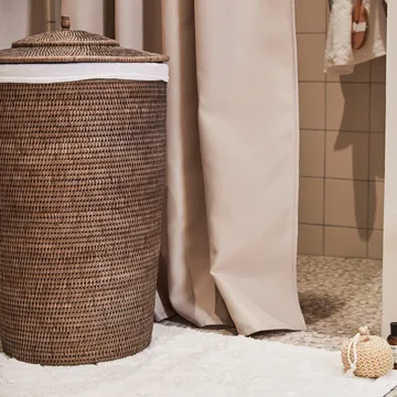 Tapis de salle de bain Portia 60x90 cm - Blanc - Lene Bjerre