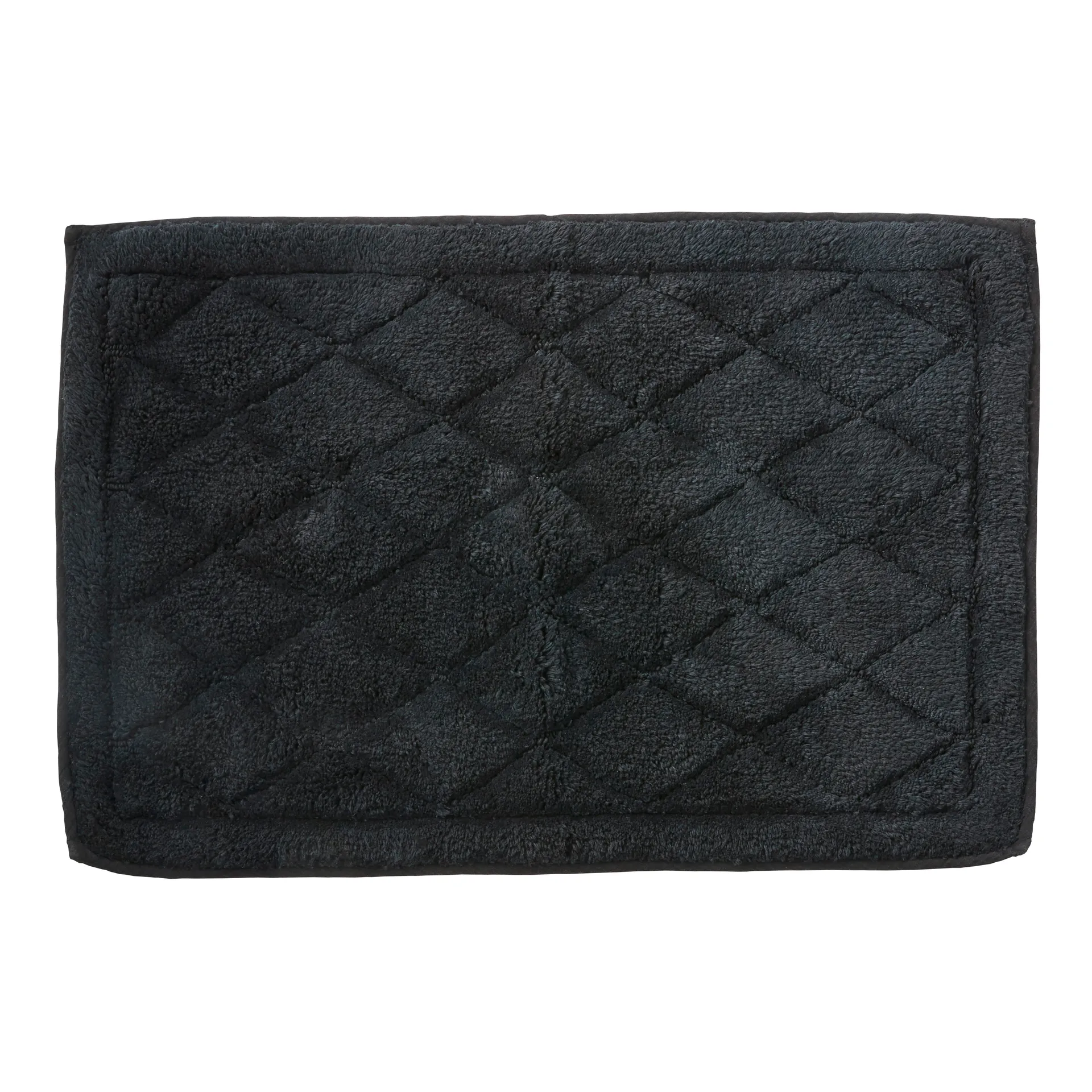 Tapis de salle de bain Portia 60x90 cm, Noir Lene Bjerre