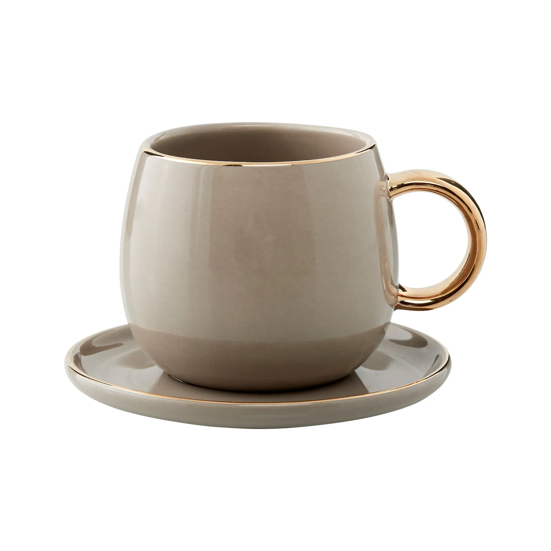Tasse à espresso avec soucoupe Clara 15 cl, Driftwood Lene Bjerre